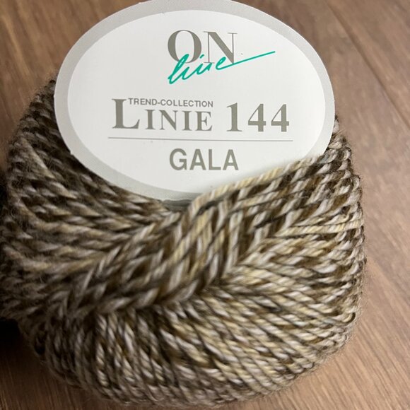 Linie 144 Gala 100% Wool Yarn Bundle Brown Tweed (2) - Picture 3 of 9